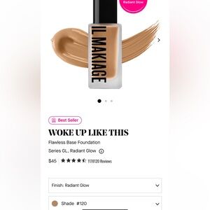 IL MAKIAGE Woke Up Like This Foundation - Warm Brown